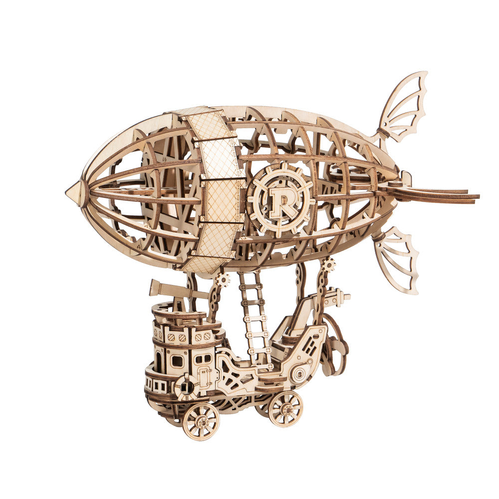 3D Modern Wooden Puzzle, Airship