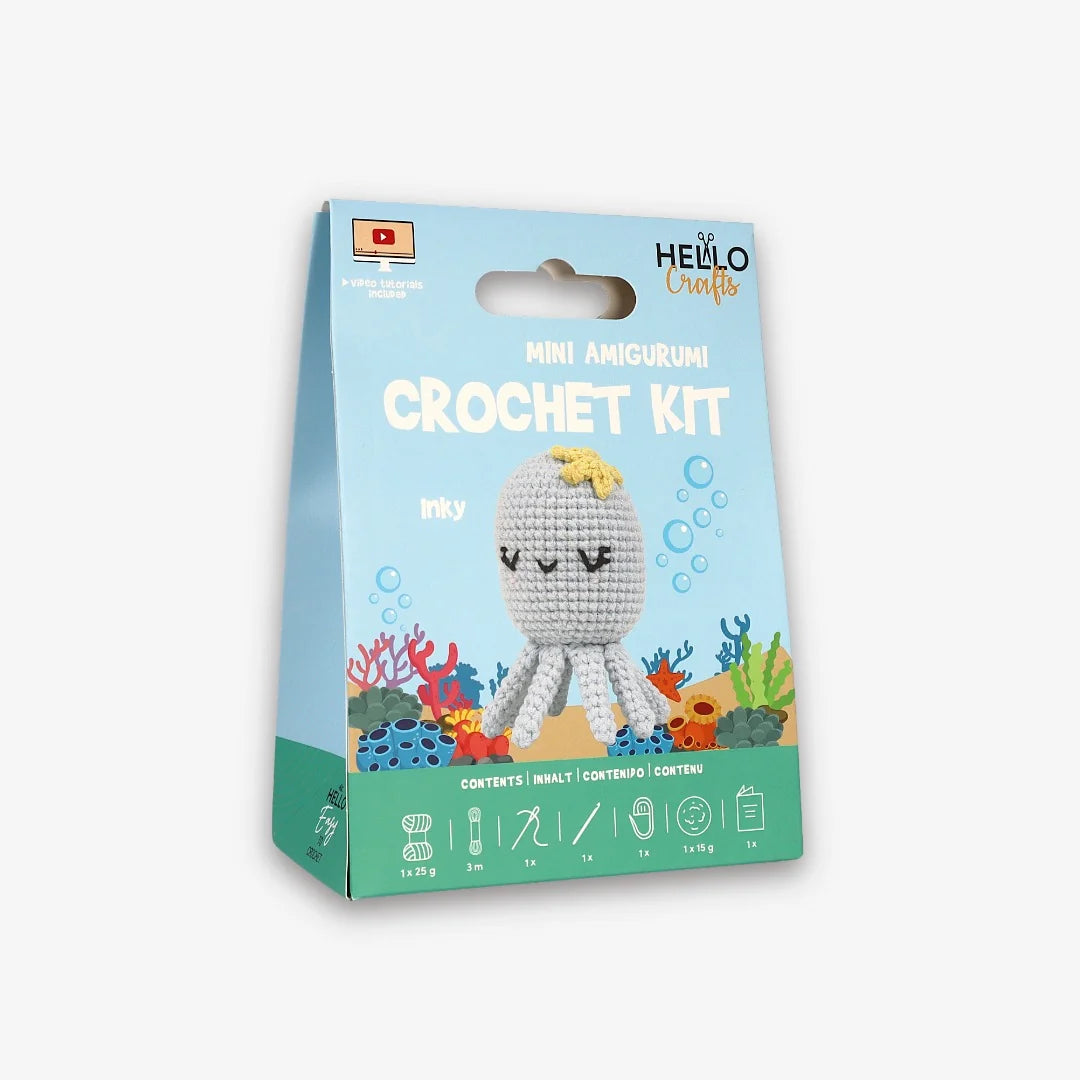 Knitty Critters - Mini Amigurumi - Inky