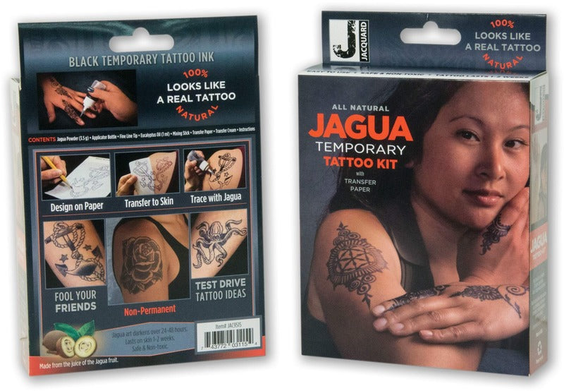 Jagua Temporary Tattoo Kit (Bilingual: En/Fr)