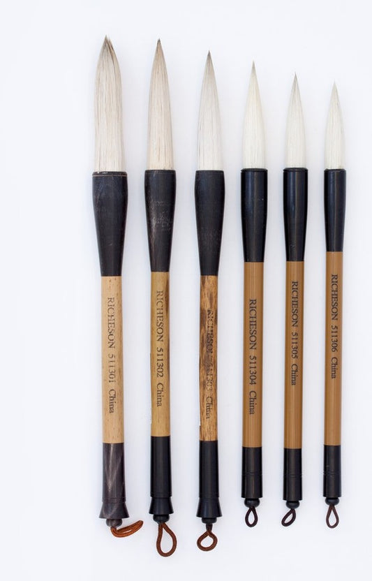 White Goat Calligraphy Brush Series 5113, Size 5