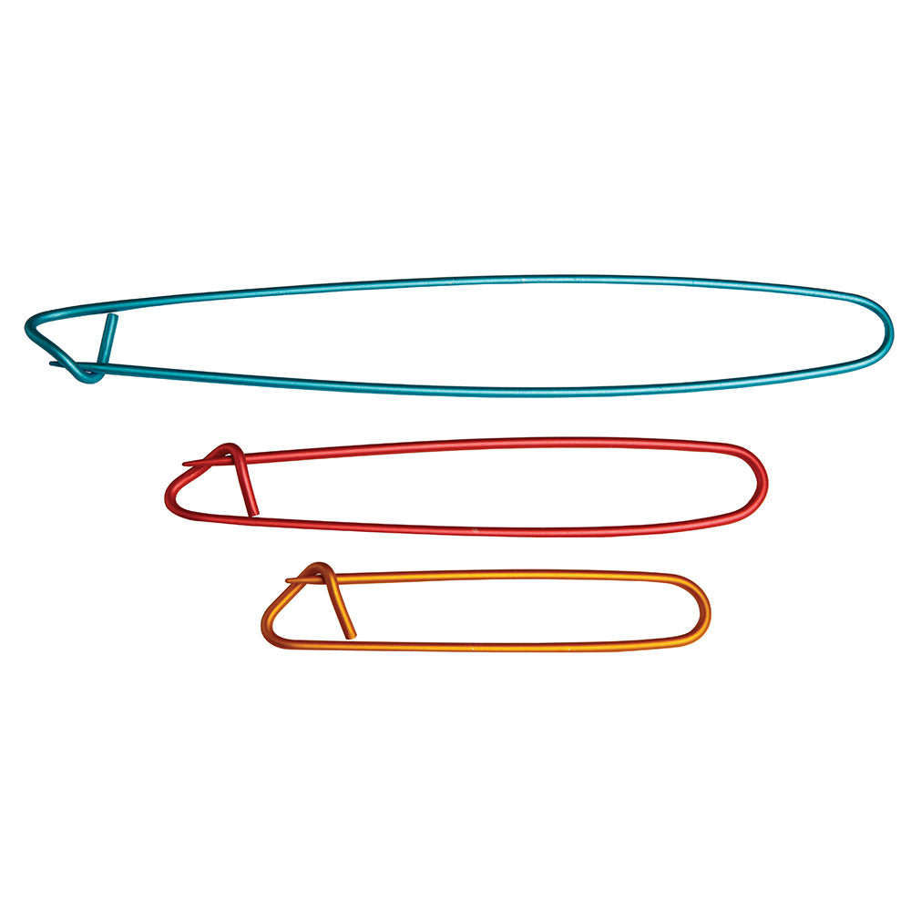 "KNITPRO AL Stitch Holder 3pcs (set of 3, Big (6.50 inch), Medium (4.50 Small (3.25 inch)"