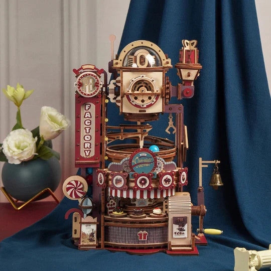 Marble Chocolate Factory Mechanical Candy Maze Machine ROKR LGA02
