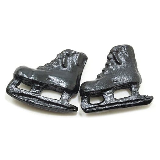 Miniature - Ice Skates Black