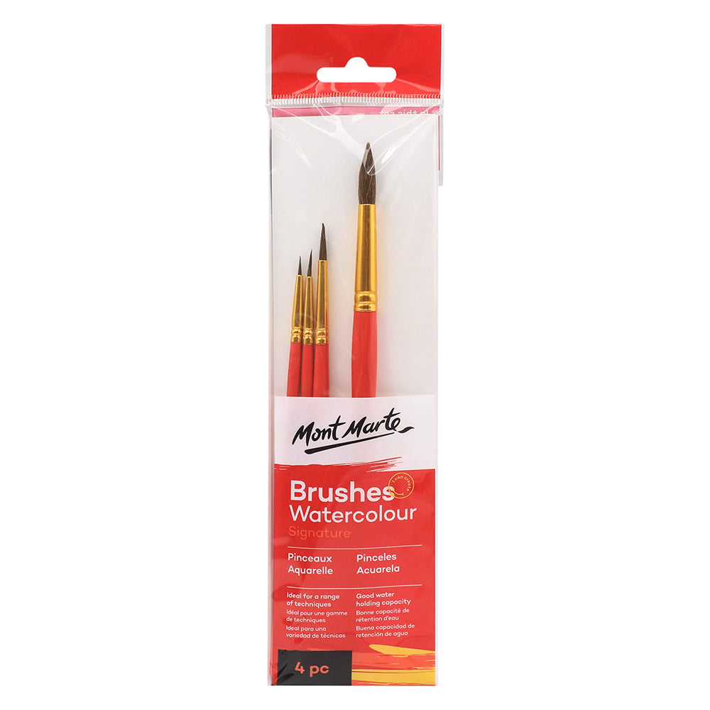 MONT MARTE Gallery Series Brush Set Watercolour - 4pcs