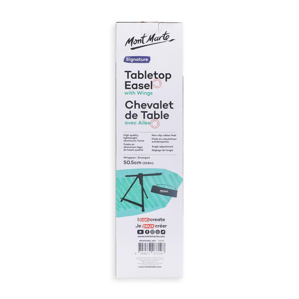 MONT MARTE Aluminium Table Top Easel - max height 20″ (51cm)