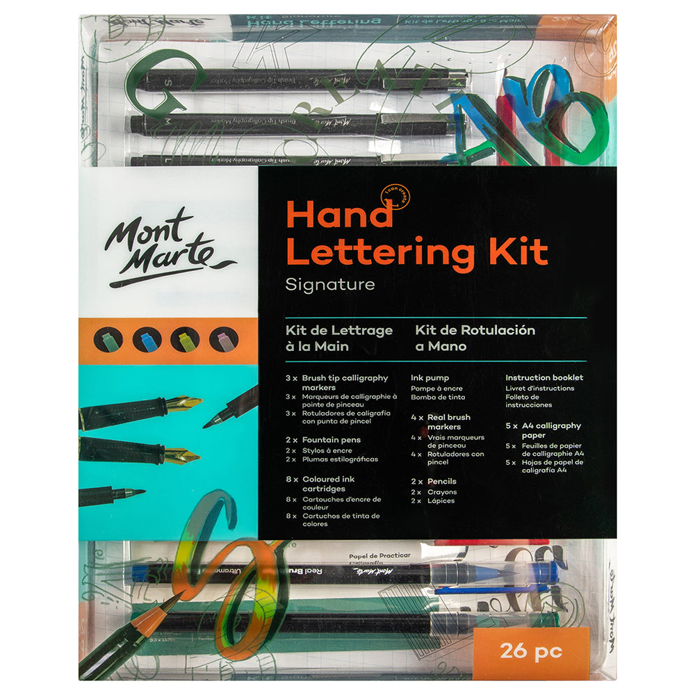 MONT MARTE Hand Lettering Kit 26pc