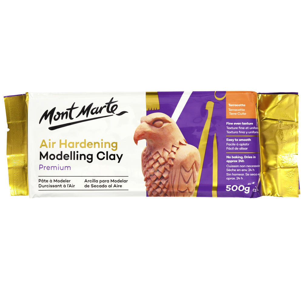 MONT MARTE Air Hardening Modelling Clay - 500g - Terra