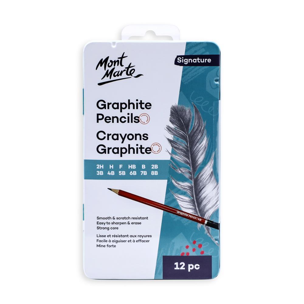 MONT MARTE Graphite Pencils - 12pcs