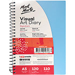 MONT MARTE Visual Art Diary PP Coloured Cover A5 - 120pgs