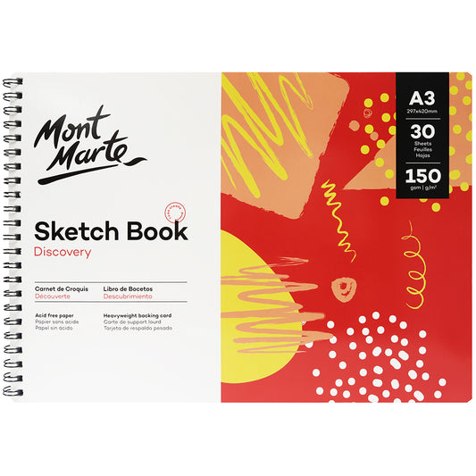 MONT MARTE Discovery Sketch Book 150g A3 - 30 sheets