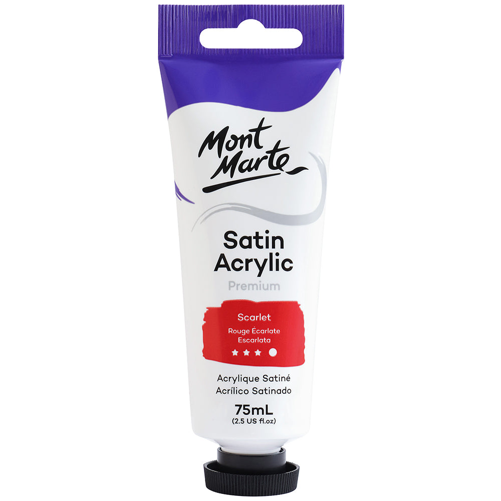 MONT MARTE Satin Acrylic Paint - 75ml