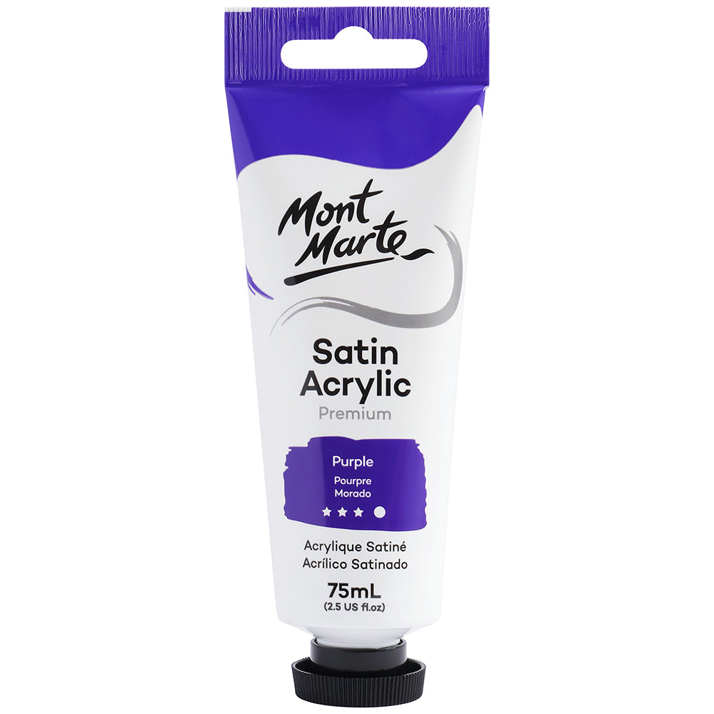 MONT MARTE Satin Acrylic Paint - 75ml