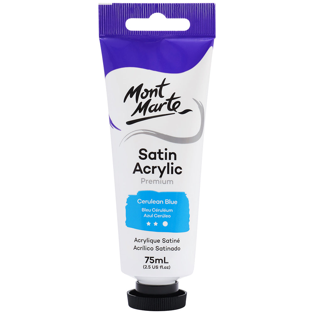 MONT MARTE Satin Acrylic Paint - 75ml
