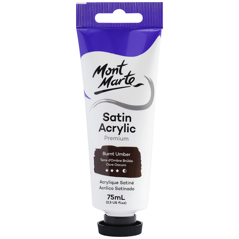 MONT MARTE Satin Acrylic Paint - 75ml