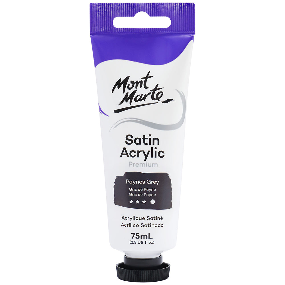 MONT MARTE Satin Acrylic Paint - 75ml