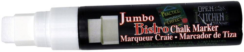 Bistro Chalk Marker, Jumbo - White