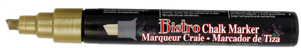 Bistro Chalk Marker, Chisel - Metallic Gold
