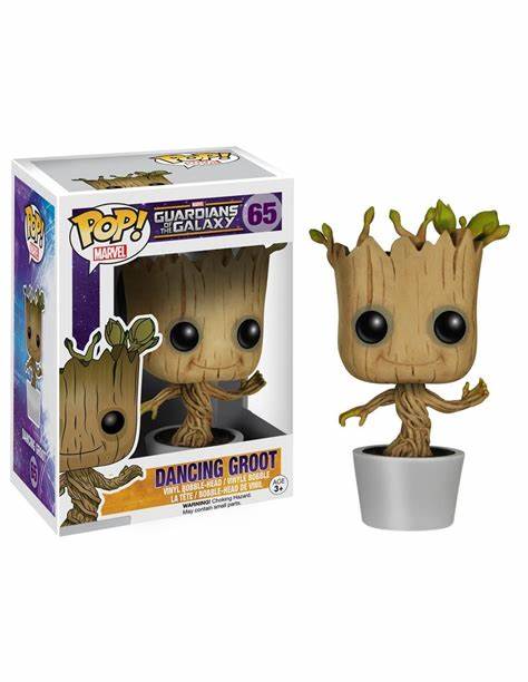 FUNKO POP Movies Guardians of the Galaxy Dancing Groot #65