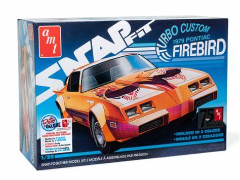 New '79 Pontiac Firebird Turbo Custom Snap Model Kit AMT1211