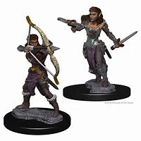 DND UNPAINTED MINIS WV1 ELF FEMALE RANGER