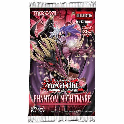 YGO PHANTOM NIGHTMARE BOOSTER PACKS