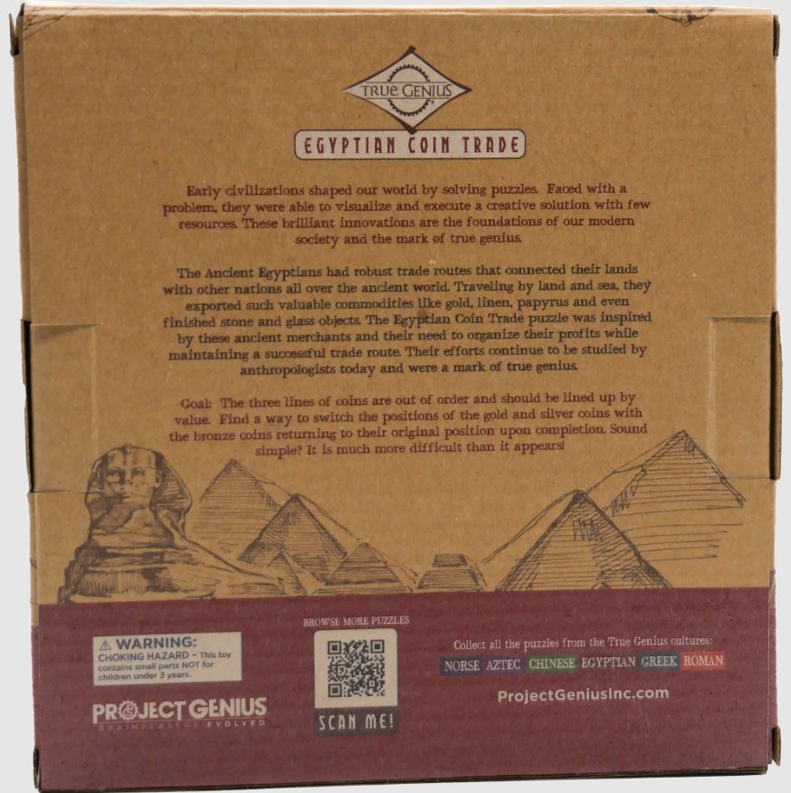 Logic Puzzle - True Genius - Egyptian Coin Trade