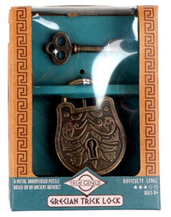 Logic Puzzle - True Genius - Grecian Trick Lock