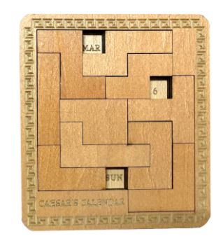 Logic Puzzle - True Genius - Caesar's Calendar