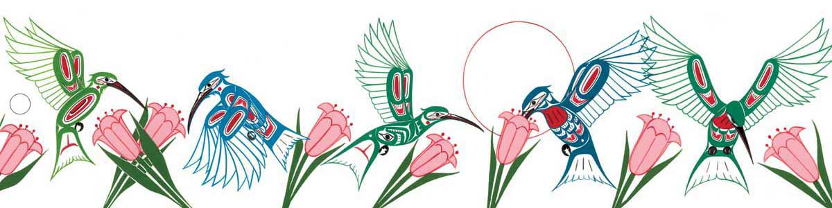 HUMMINGBIRDS BOOKMARK
