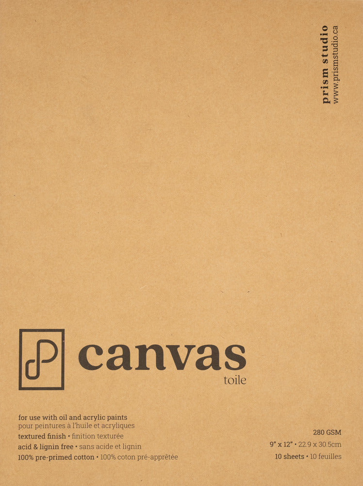 Canvas Pad, 9" x 12"