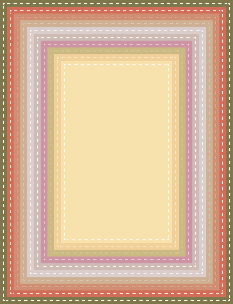 Die, Nesting Stitched Rectangles