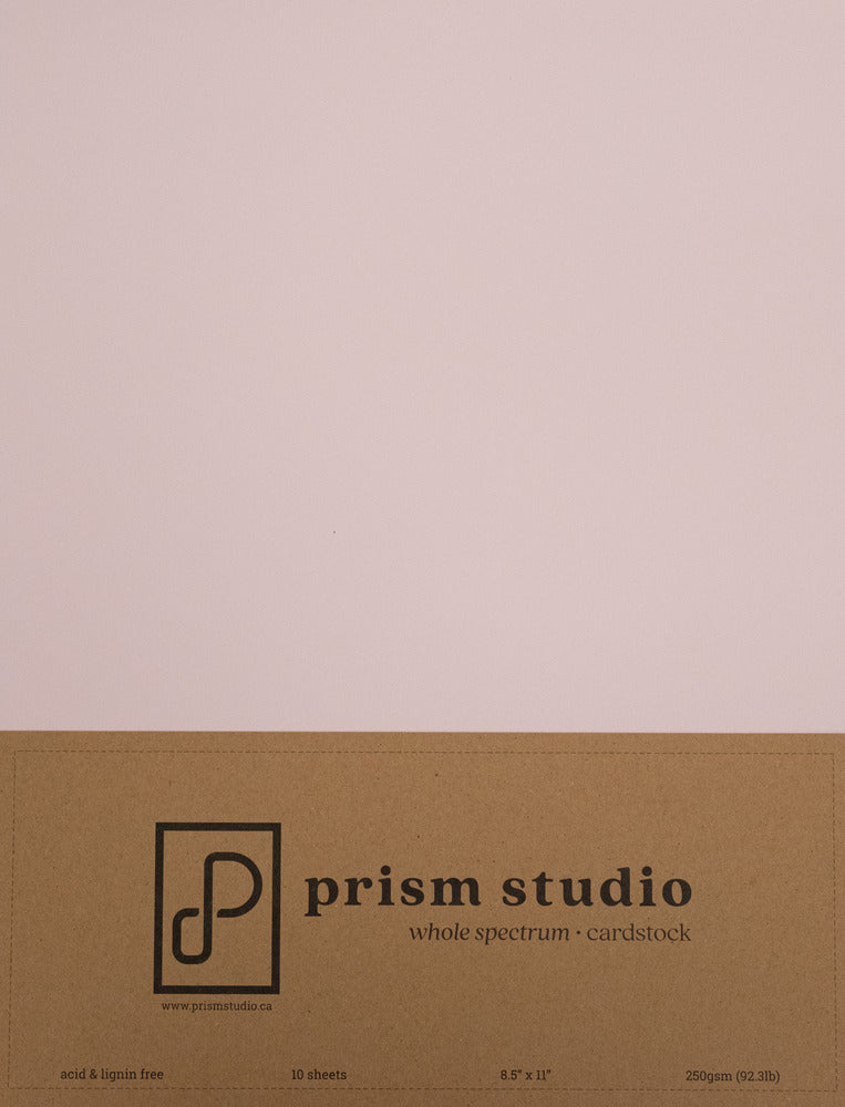 8.5X11 Whole Spectrum Heavyweight Cardstock, Cherry Blossom (10 Sheets)