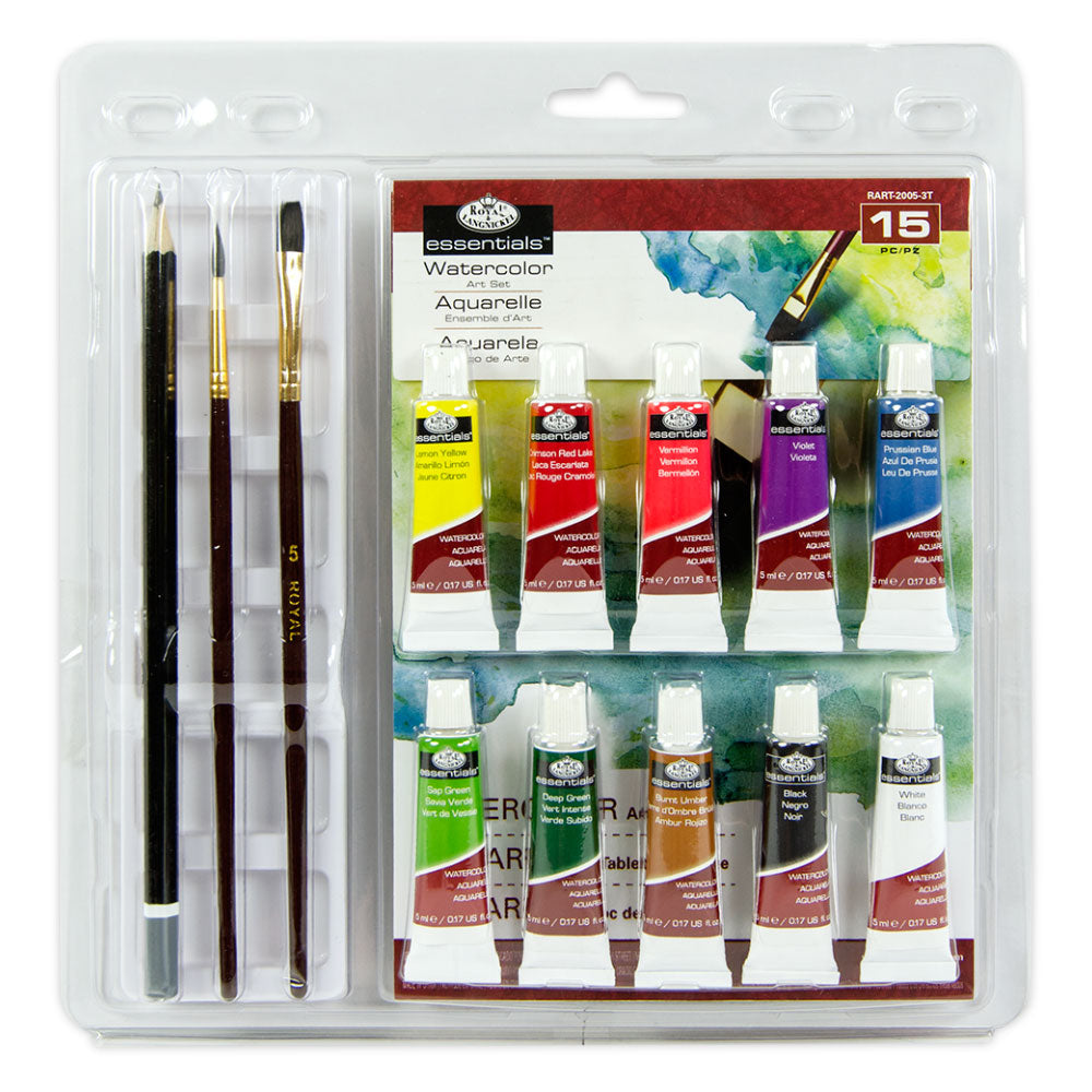 Watercolor Paint Clamshell - 15 pc