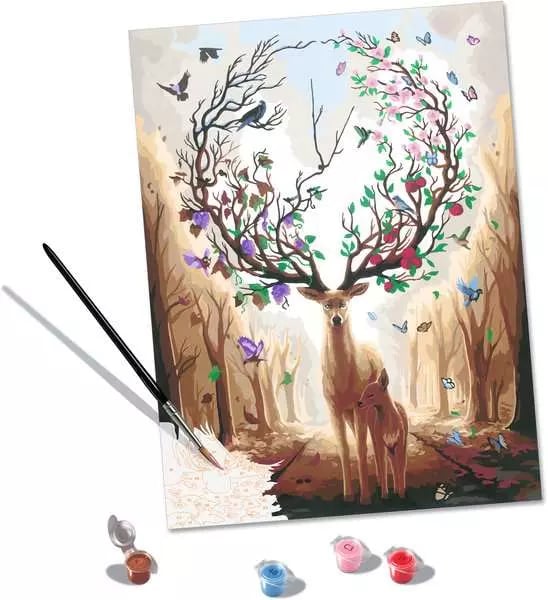 CreArt Paint by Numbers - Magnificent Encounter