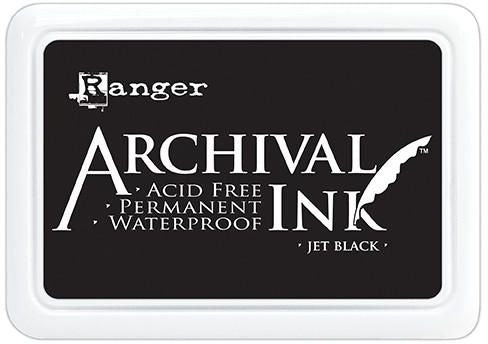 Archival Ink Pad, Jumbo - Jet Black