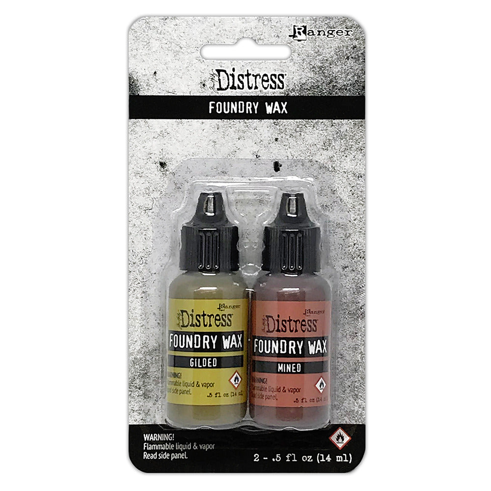Tim Holtz Distress Foundry Wax Kit, 1 (Gilded/Mined)