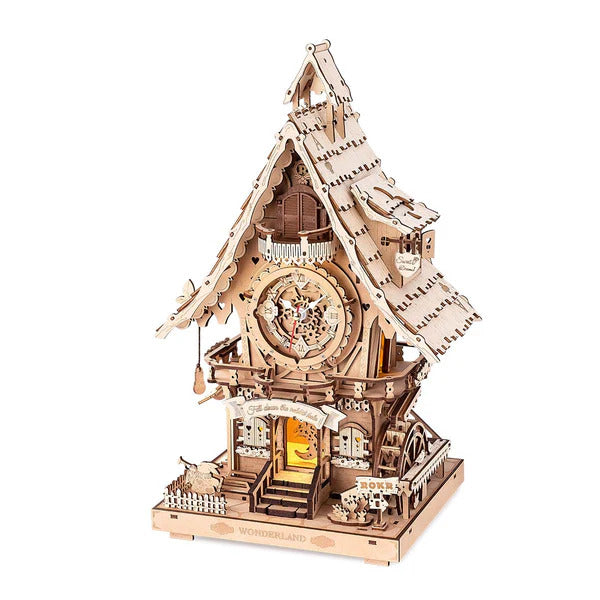 ROKR 3D Wooden Puzzle, Cuckoo Clock (Natural)