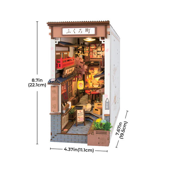Rolife DIY Book Nook, Sakura Wine Alley TGB11