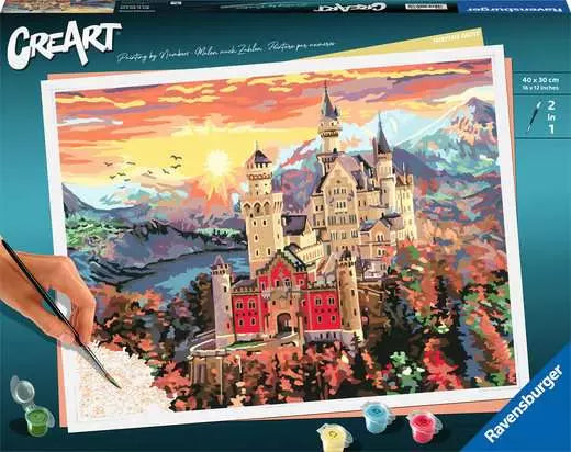 CreArt Paint by Numbers - Fairytale Castle