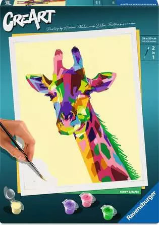 CreArt Paint by Numbers -Ravensburger Funky Giraffe