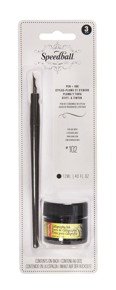 Pen & Ink Set, Black