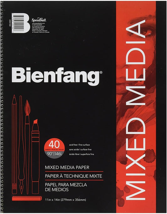 Bienfang Mixed Media Paper Pad, 11" x 14"