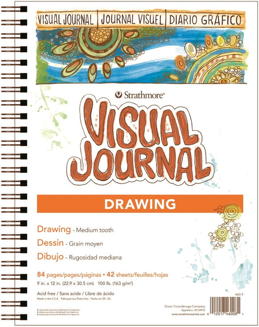 Visual Journal, Drawing - 9" x 12"