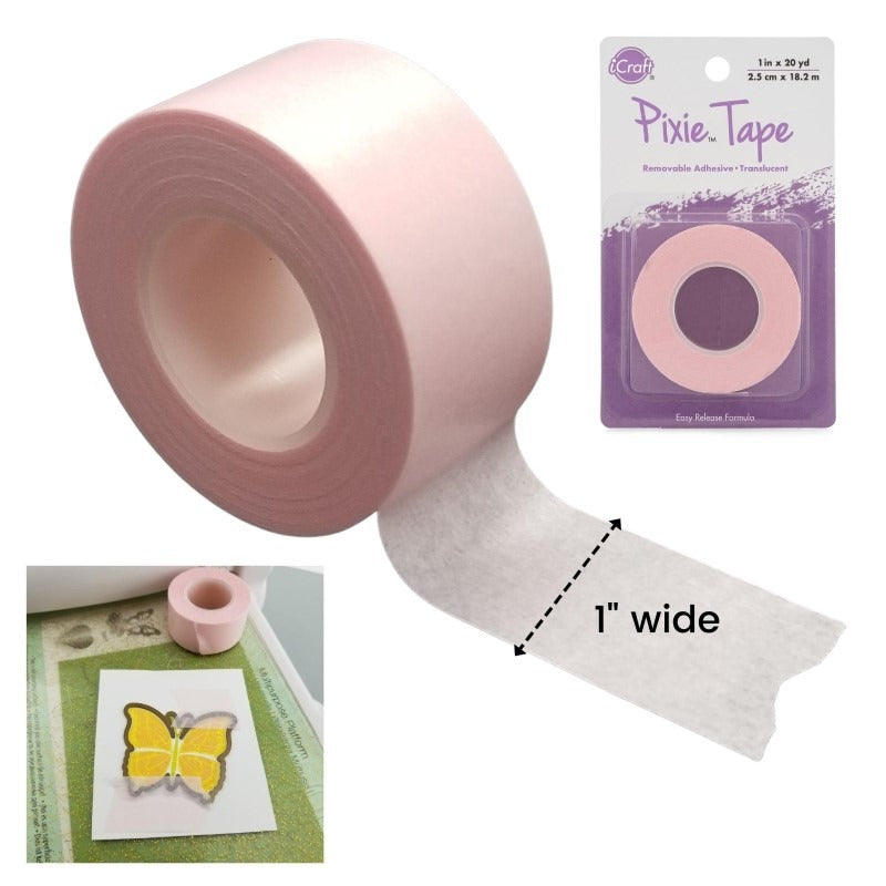 iCraft Pixie Tape, Removable Tape (1" x 20 yds)
