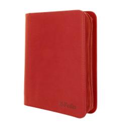 4-POCKET Z-FOLIO LX ALBUM TOPLOADERS RED
