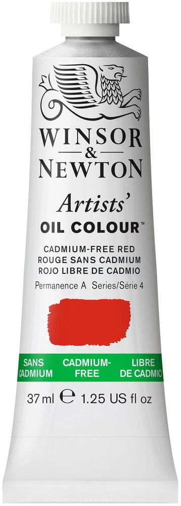 Artists' Oil Colour 37ml Tube, Cadmium-Free Red