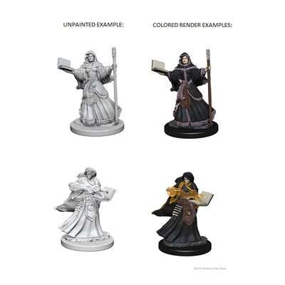 DND UNPAINTED MINIS WV1 FEMALE HUMAN WIZARD