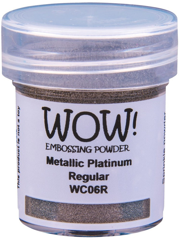 WOW! Metallic Embossing Powder, Regular - Platinum