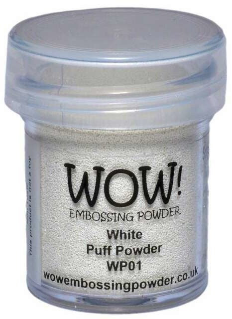 Puff Embossing Powder, Regular - White