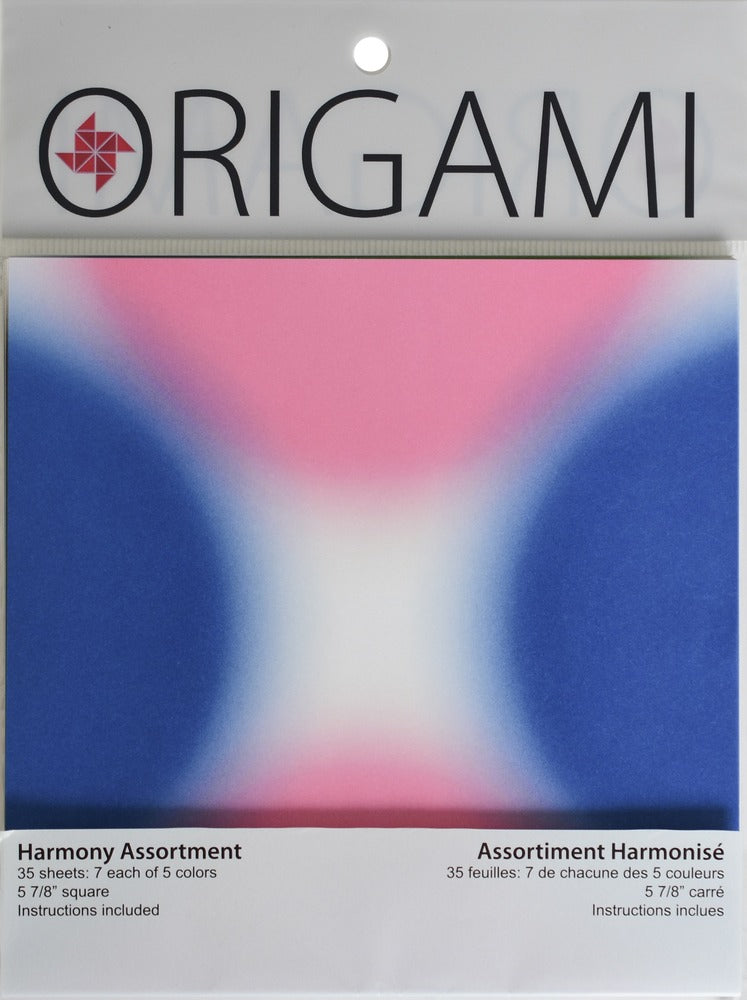 Origami Harmony Paper Pack, 5 7/8" (35 Sheets/5 Colors)